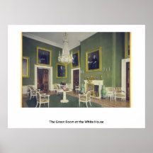 Vintage Green Room Print