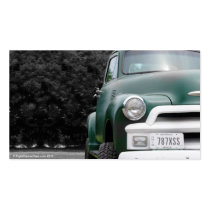 Vintage Green Truck business cards