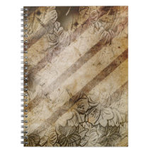 Vintage Grunge Moods Spiral Note Books