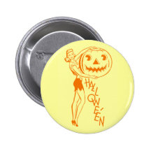 Vintage Halloween Button