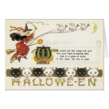 Vintage Halloween Card