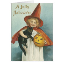 Vintage Halloween Card