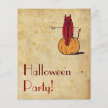 Vintage Halloween Flyer Design