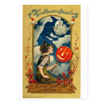 Vintage Halloween Greeting Cards Classic Posters Postcard