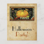 Vintage Halloween Party Flyer