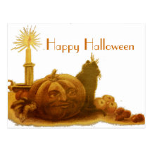 Vintage Halloween Postcard