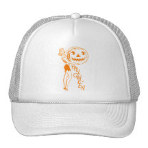 Vintage Halloween Trucker Hats