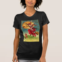 Vintage Halloween Witch T-shirts