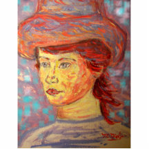 vintage hat girl cut outs