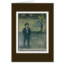 Vintage Humourous Illustration Congratulations Car