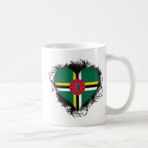 Vintage I Love Dominica Mug