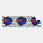 Vintage I Love New Zealand Bumper Stickers