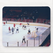 Vintage Ice Hockey Match Mousepads