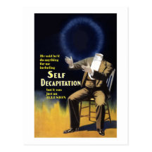 Vintage Illusionist Postcard