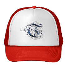 Vintage Initial T Trucker Hats