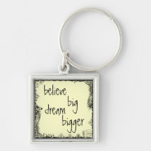 Vintage Inspiring Quote Keychain