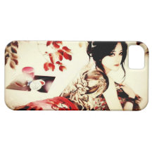 Vintage Japanese Girl iPhone 5 Case