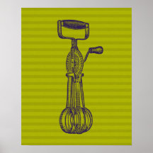 Vintage Kitchen Mixer Posters