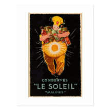 Vintage Le Soleil Postcard