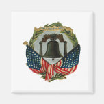 Vintage Liberty Bell Fridge Magnet