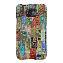 Vintage License Plates Samsung Galaxy S Cases