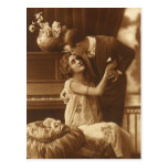 Vintage Love and Romance, Romantic Music Post Card