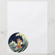 Vintage Love in the Surf; Romantic Kiss by Beach Flyer Design