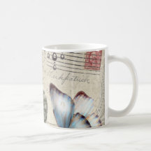vintage love letter Vintage Paris Lady Fashion Coffee Mugs