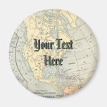 Vintage Map Magnet