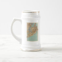 Vintage Map of Staten Island (1891) Mugs