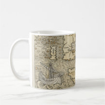 Vintage Map of The Americas (1540) Coffee Mugs