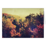 Vintage Michigan Autumn Trees Card