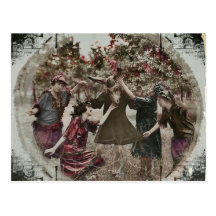 Vintage Midsummer Celebration Post Cards