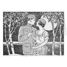 Vintage Military Love Card