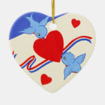 Vintage Military Valentine Ornament