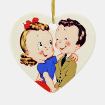 Vintage Military Valentine Ornament