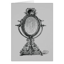 Vintage Mirror Greeting Cards
