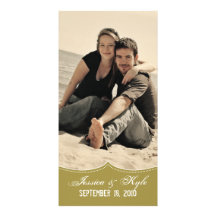 Vintage Monogram Photo Card Template