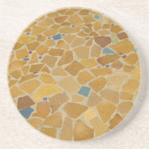 Vintage Mosaiic Tile Drink Coaster