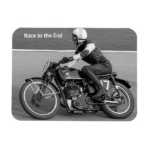 Vintage Motorcycle Magnet