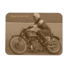 Vintage Motorcycle Magnet