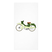 Vintage Motorcycle Photo Card