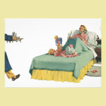 Vintage Mum Served Breakfast in Bed by the Family invitations
