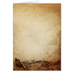 Vintage Musical Butterfly Greeting Card