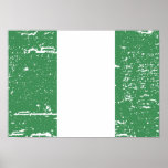 Vintage Nigeria Flag Print