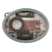 Vintage NIssan Belt Buckles