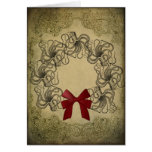 Vintage Octopus Christmas Card