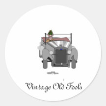 VINTAGE OLD FOOLS STICKERS