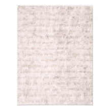 Vintage Parchment Antique Text Template Blank Photographic Print