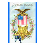 Vintage Patriotic  Invitations